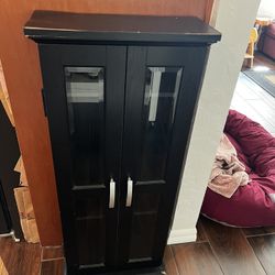 Black Storage Cabinet