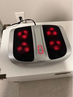 HoMedics Shiatsu Elite Foot Massager With Heat Pain Relief Aching Muscles Soothe.
