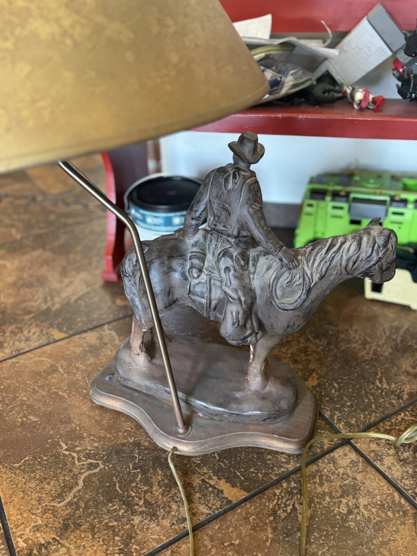 Southwestern Historical Table Lamp
