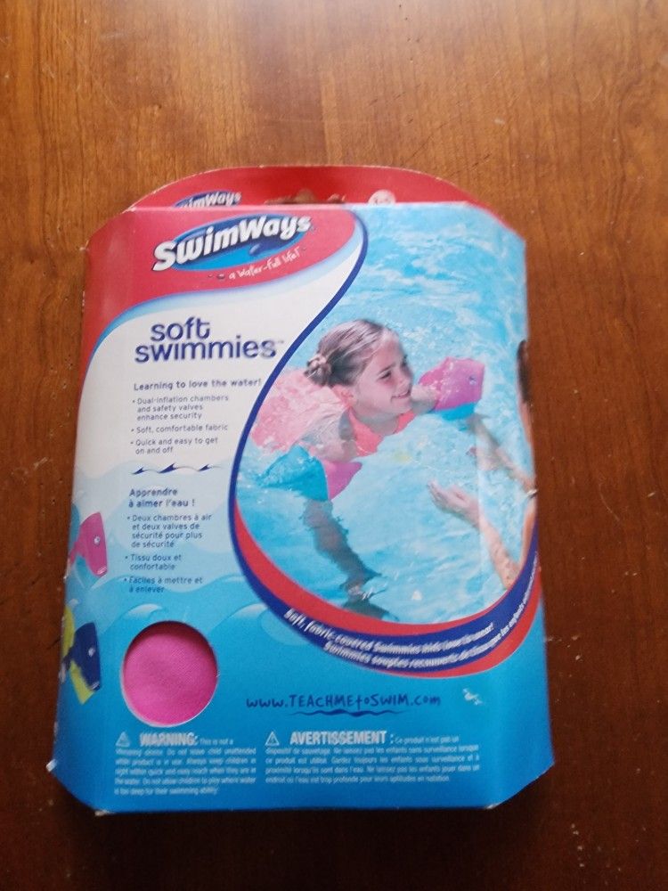 Soft Blow up Swimmies In Pink