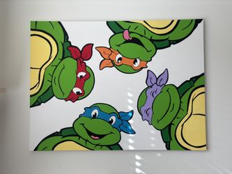 TMNT Acrylic painting