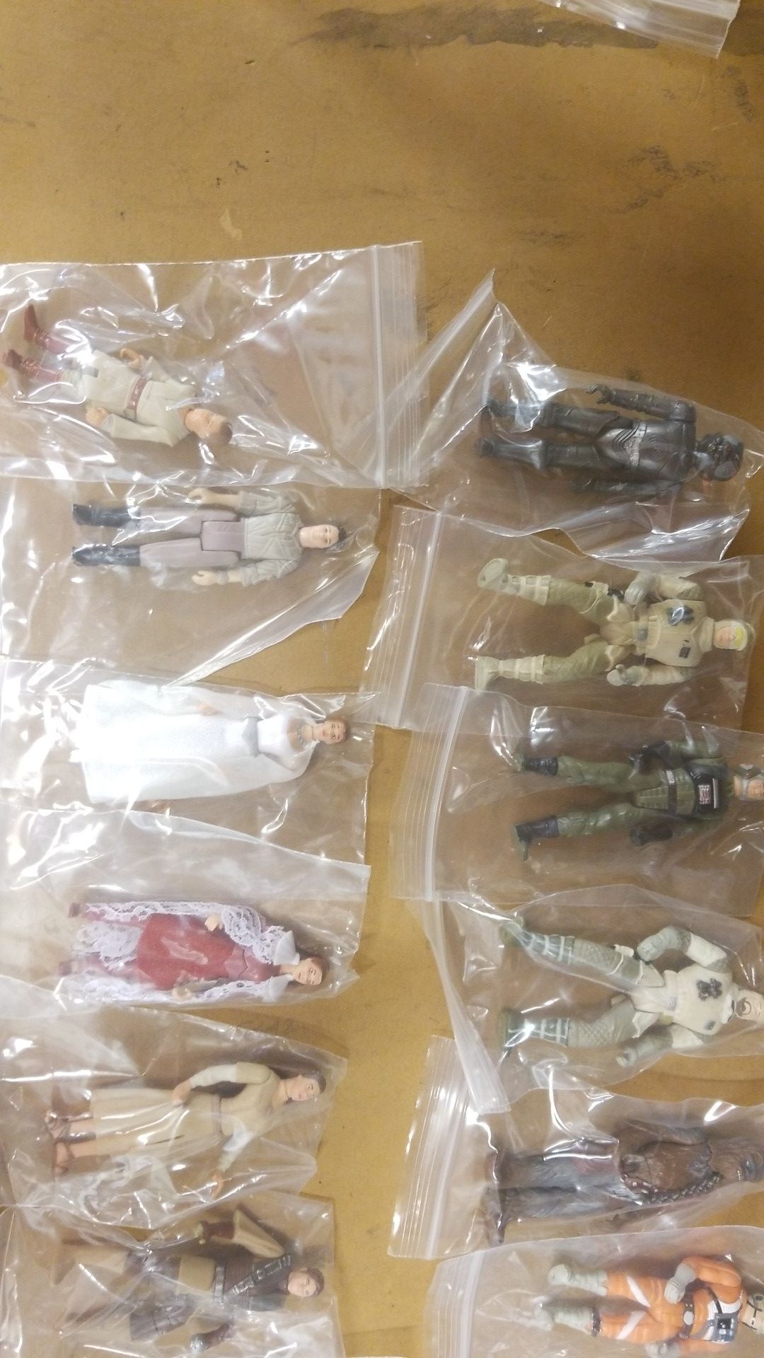 Star Wars figures loose