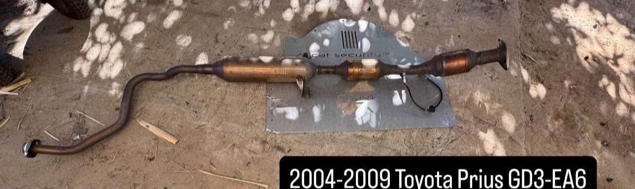 TOYOTA PRIUS EXHAUST ORIGINAL GD3-EA6 ORIGINAL PART AVAILABLE