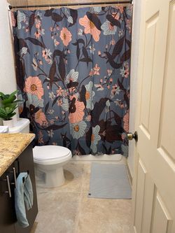 West Elm Shower Curtain