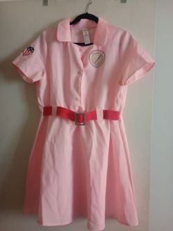 Ladies Baseball Halloween Costume Large dress a league of their own
