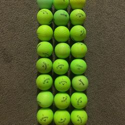 Green Matte Golf Balls