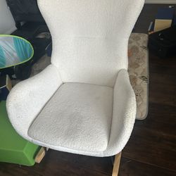 White Rocking Chair