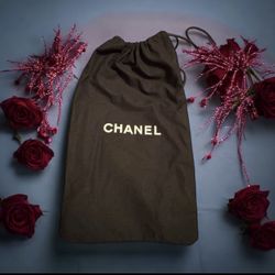 Chanel Dustbag Like New 12.5" × 7.5" approximately