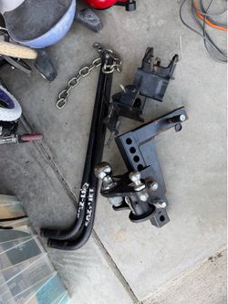 Distribution hitch with 12-1/4" Adjustable Hitch Bar for 2" Receivers