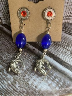 Gator earrings
