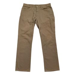 Ralph Lauren Purple Label Pants 38 Mens Tan Flat Front Chino Trousers Italy Polo