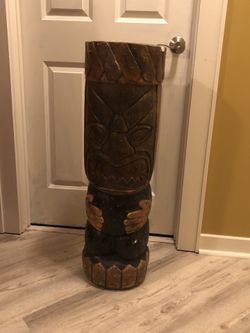 Tall Tiki Statue