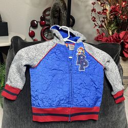 Paw Patrol Nickelodeon Toddler Hoodie Jacket Size 3T