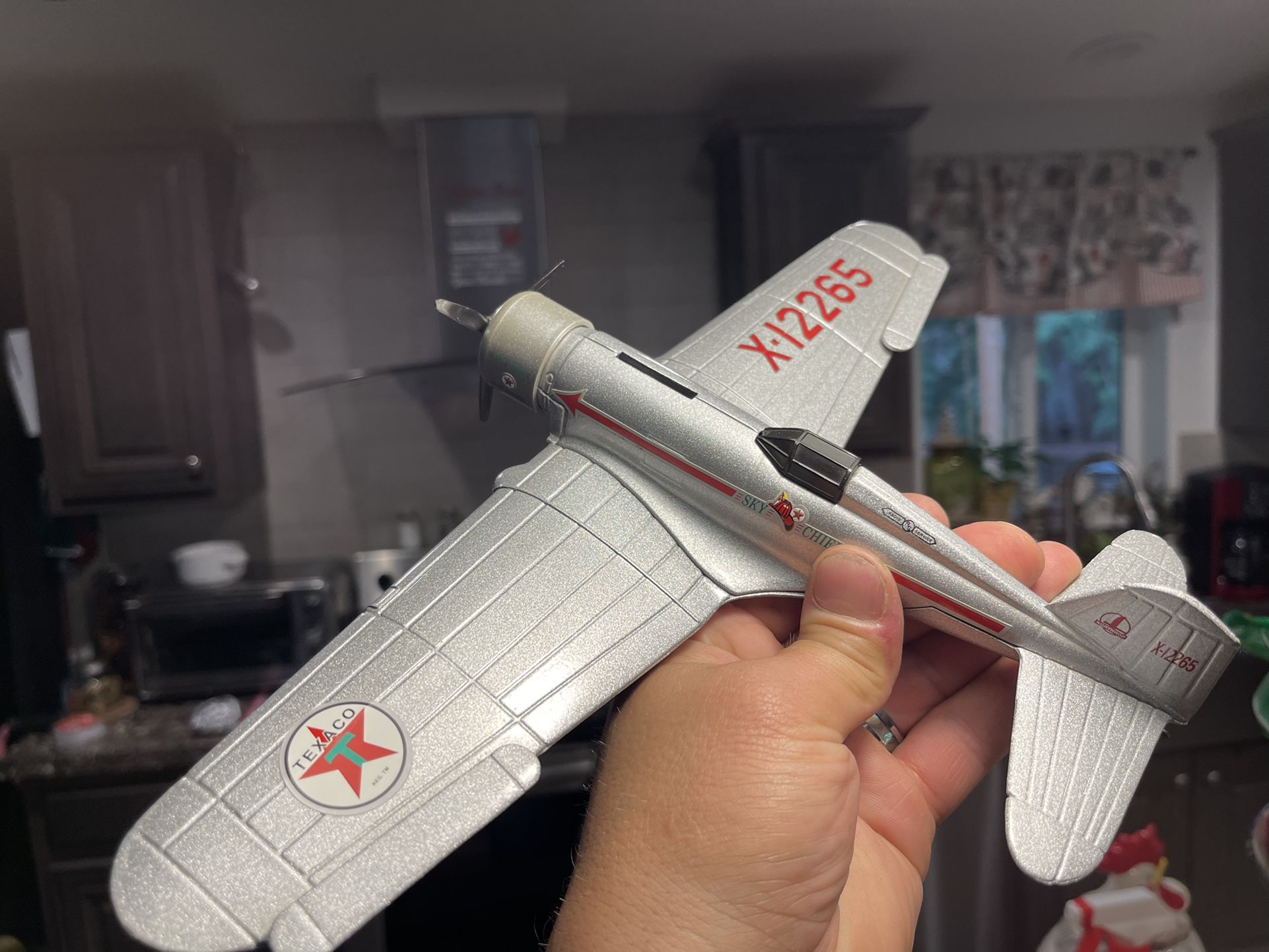 Vintage ERTL Texaco Sky Chief Diecast Plane