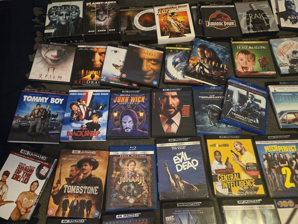 Blu Ray Movies $10 Each.