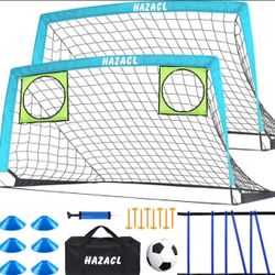 📣 Kids Soccer Goal Set – Portable, Durable & Complete Training Kit! ⚽️