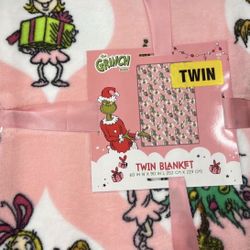 NEW GRINCH TWIN BLANKET