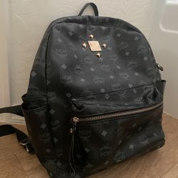 MCM designer black backpack 