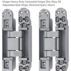 Hidden Door Hinges Invisible Hinges 180 Degree Swing Hinges Heavy Duty Concealed
