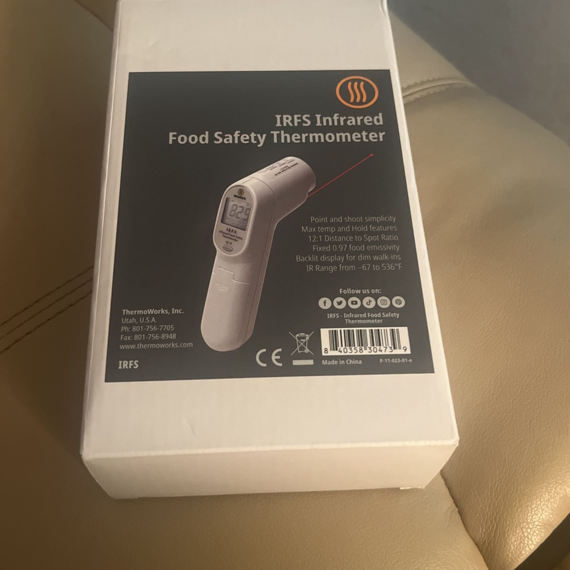 IRFS Infrared Food Safety Thermometer