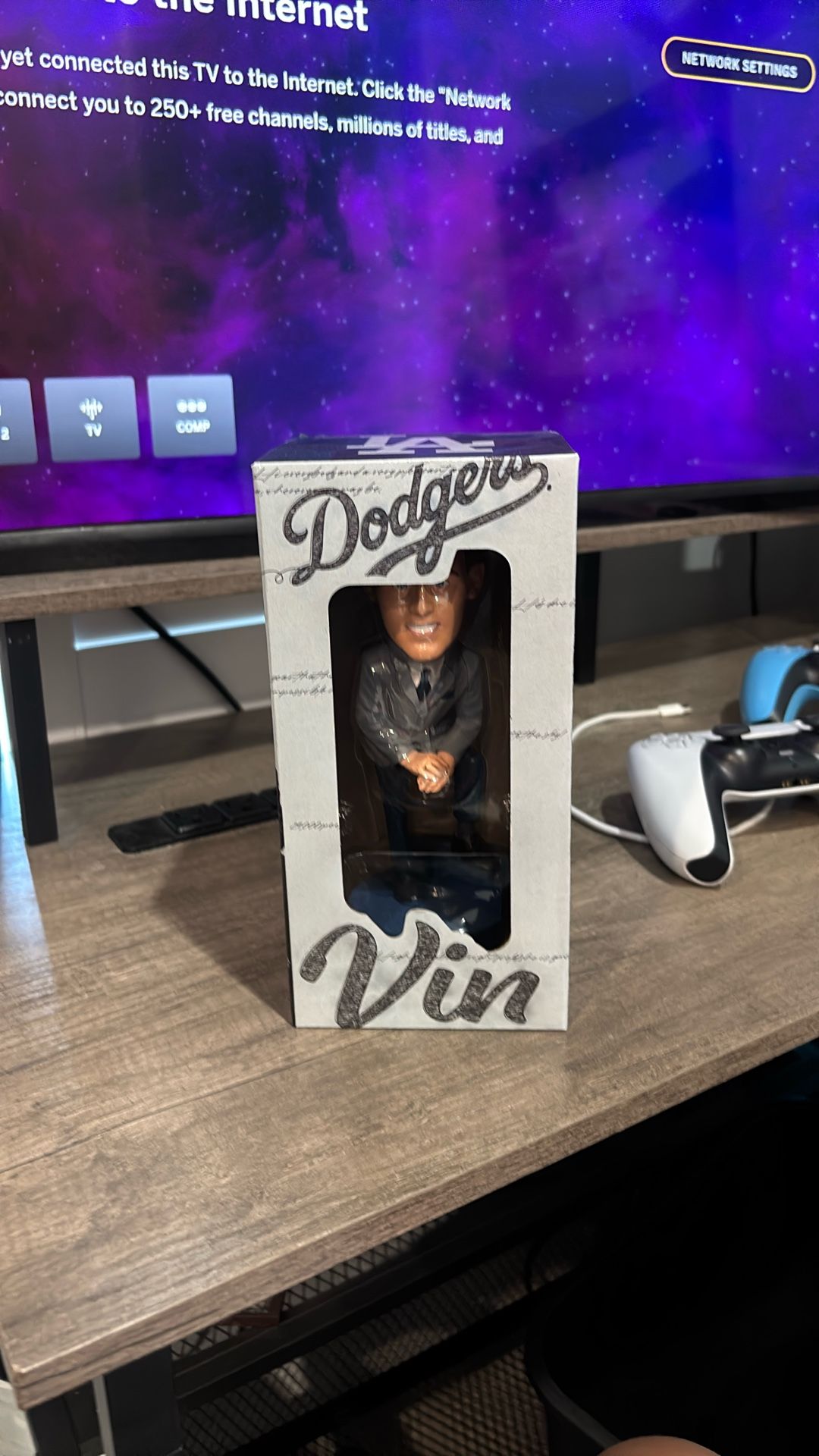 Dodgers Vin Scully ボブルヘッド2025年5月（未開封) 🎙️ Vin Scully Bobblehead Dodgers SGA Giveaway New 5/19/25🎙️+