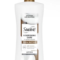 Suave Nourishing Care Hand & Body Lotion With Shea Butter For Dry Skin, 28 fl oz