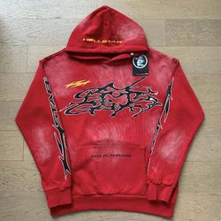 Red hellstar hoodie