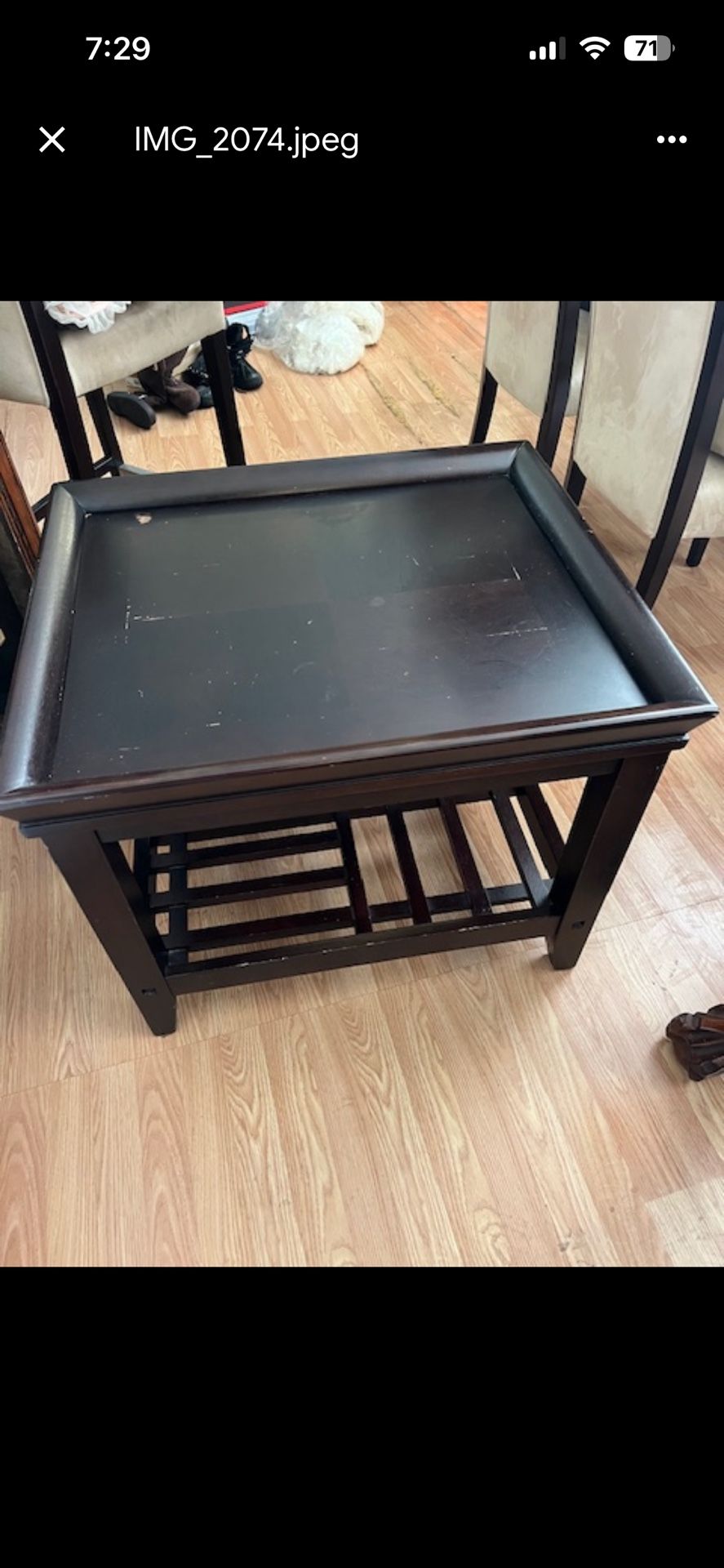 Black Corner/end table