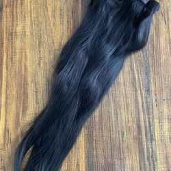 extenciones de clip negras