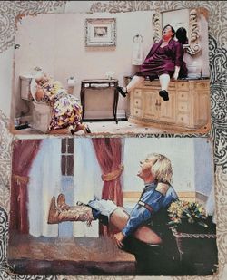 Funny Novelty Metal Tin Signs Set of 2