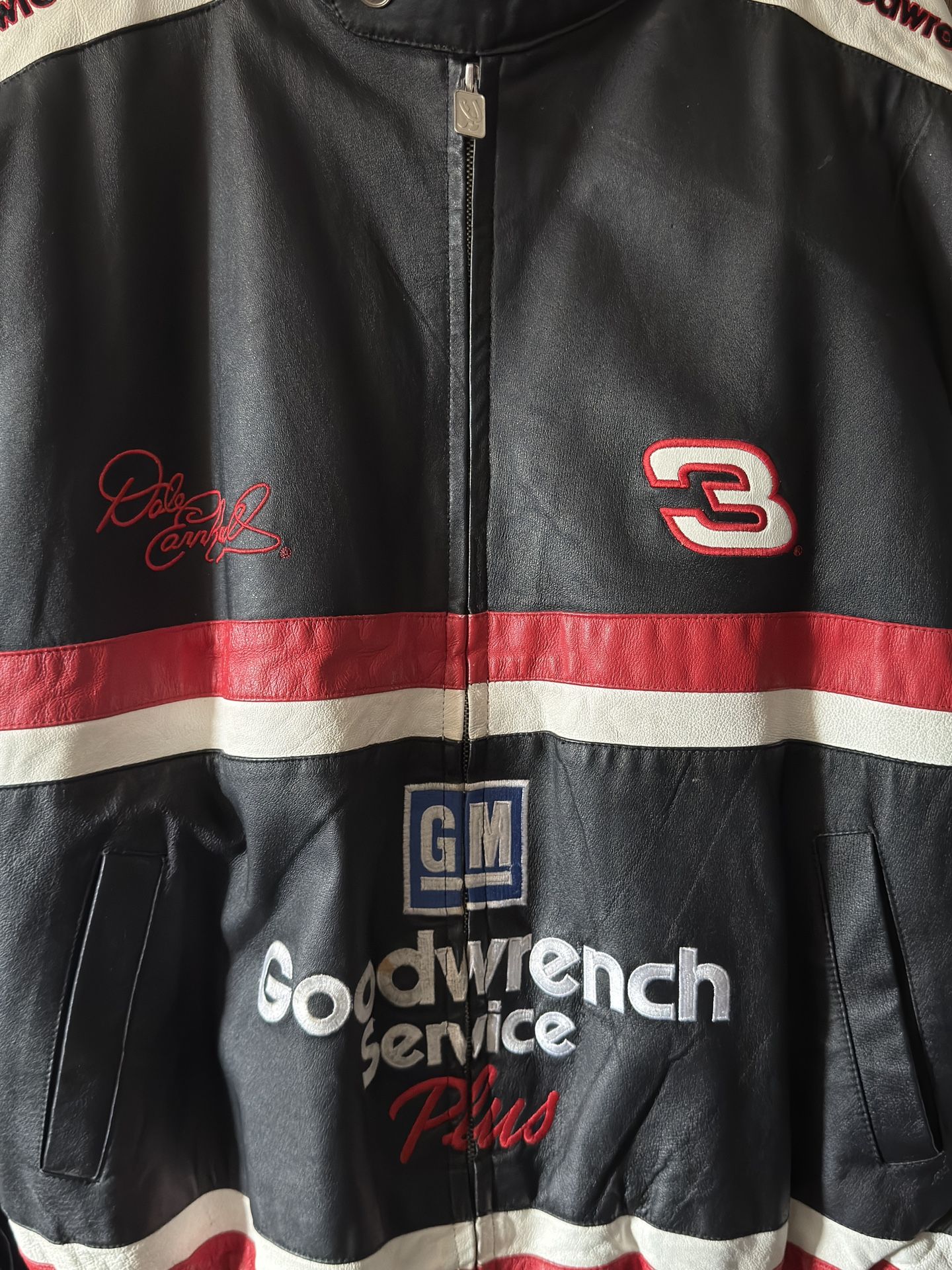 Dale Earnhardt Leather Bomber Coat