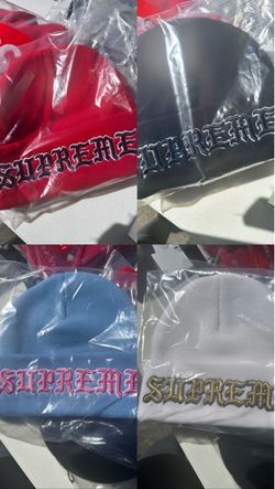Supreme Old English Beanie – 4 Colors