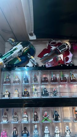 Black minifig Display Cases (5)