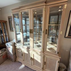 Oak China Hutch