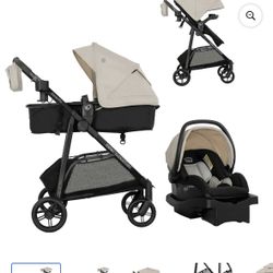 Evenflo Omni Signature Travel System with LiteMax Infant Car Seat 