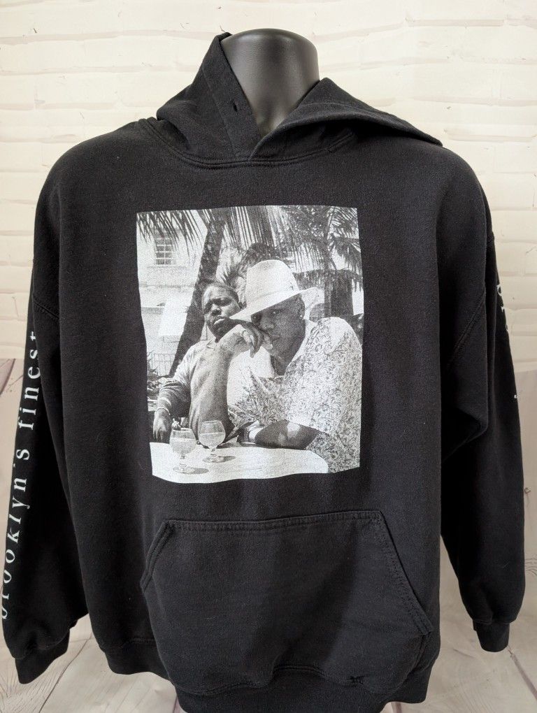 Biggie And Jay- Z Hoodie Size L Gender Neutral