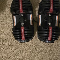 Bowflex dumbells 552