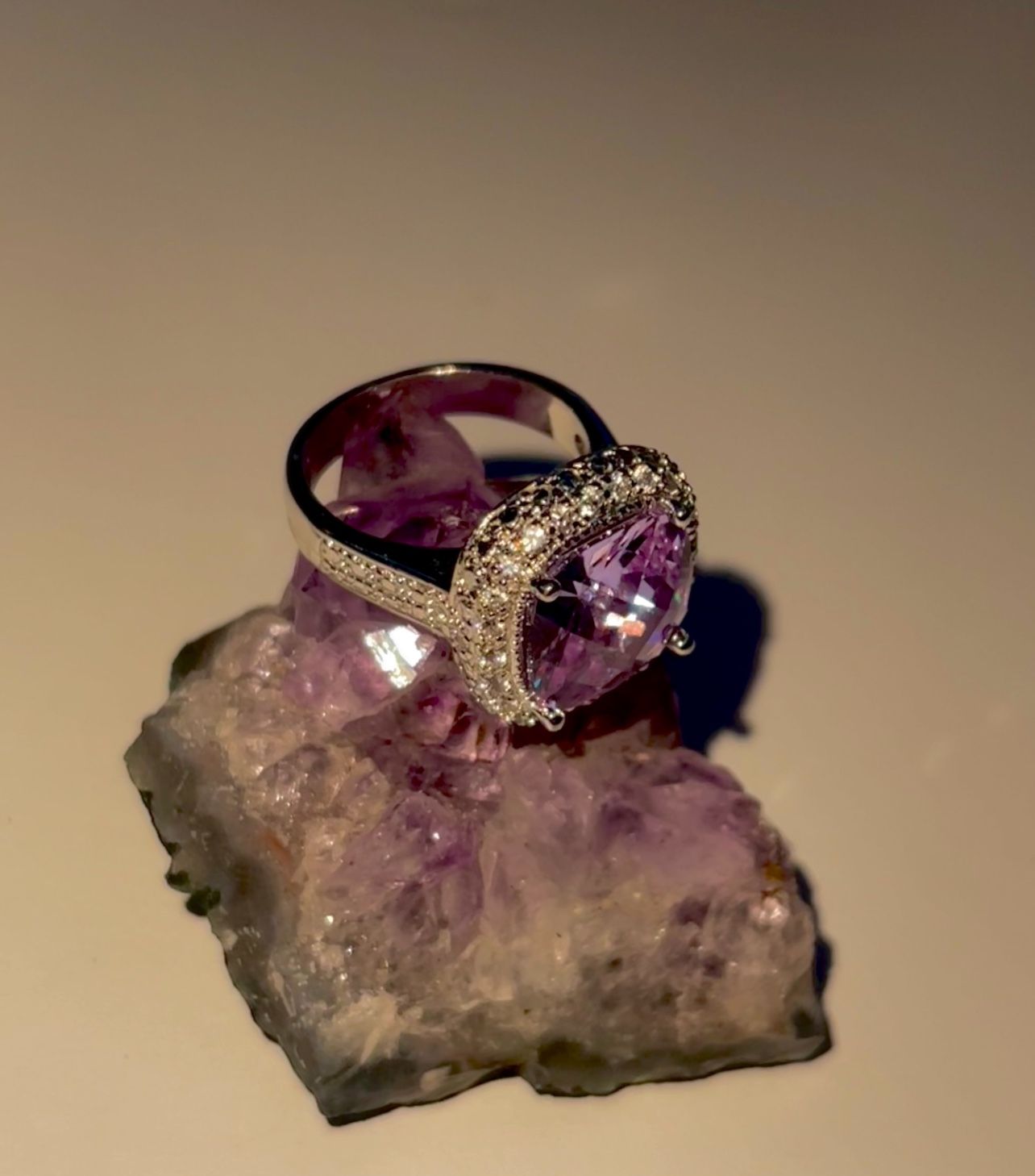 Purple Gem Ring