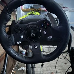 Logitech G920 Steering Wheel With Shifter And Handbrake 