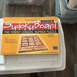 The Original Wooden Sudoku Board 