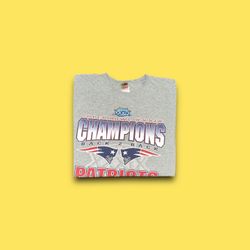 Vintage New England Patriots NFL back to back Super Bowl champions t-shirt 
