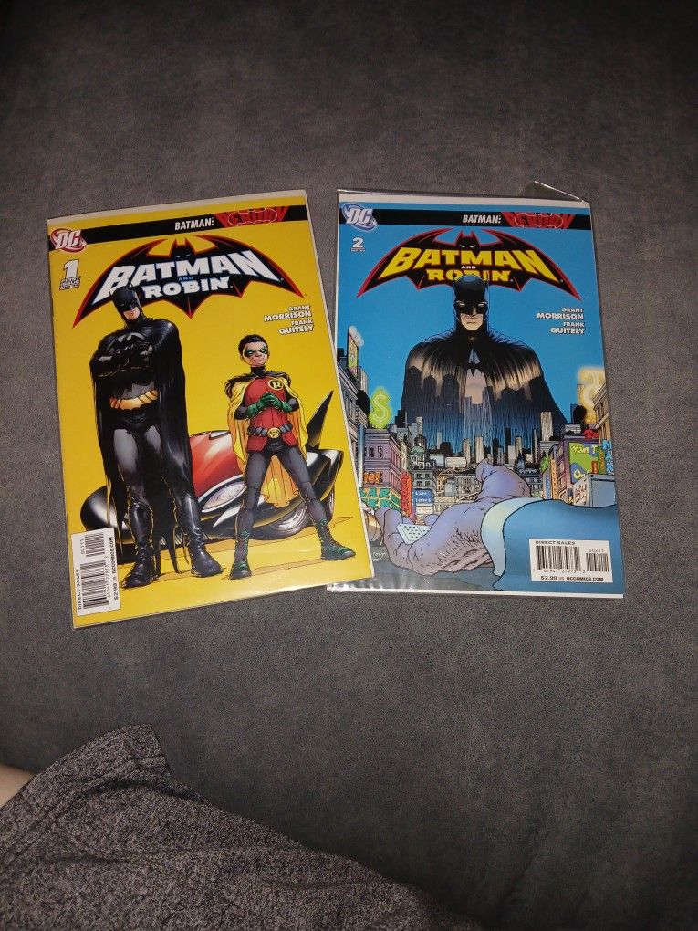 2009 Batman And Robin Reborn 1 & 2