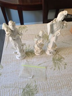 Antique Oriental statues