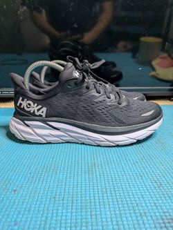 Size 8B - Hoka One One HOKA Clifton 8 Black White W