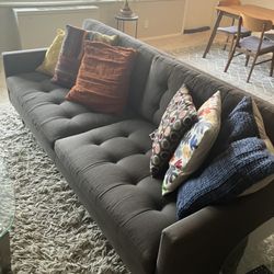 Crate And Barrel Patrie mid-Century Sofa