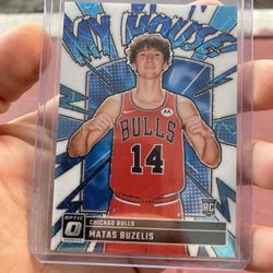 NBA My House Matas Buzelis Rookie Card
