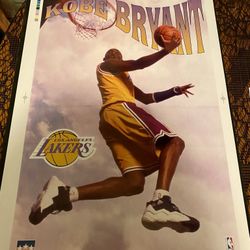 1996 KOBE BYRANT BLACK PLATE 1/1 ROOKIE PRINT
