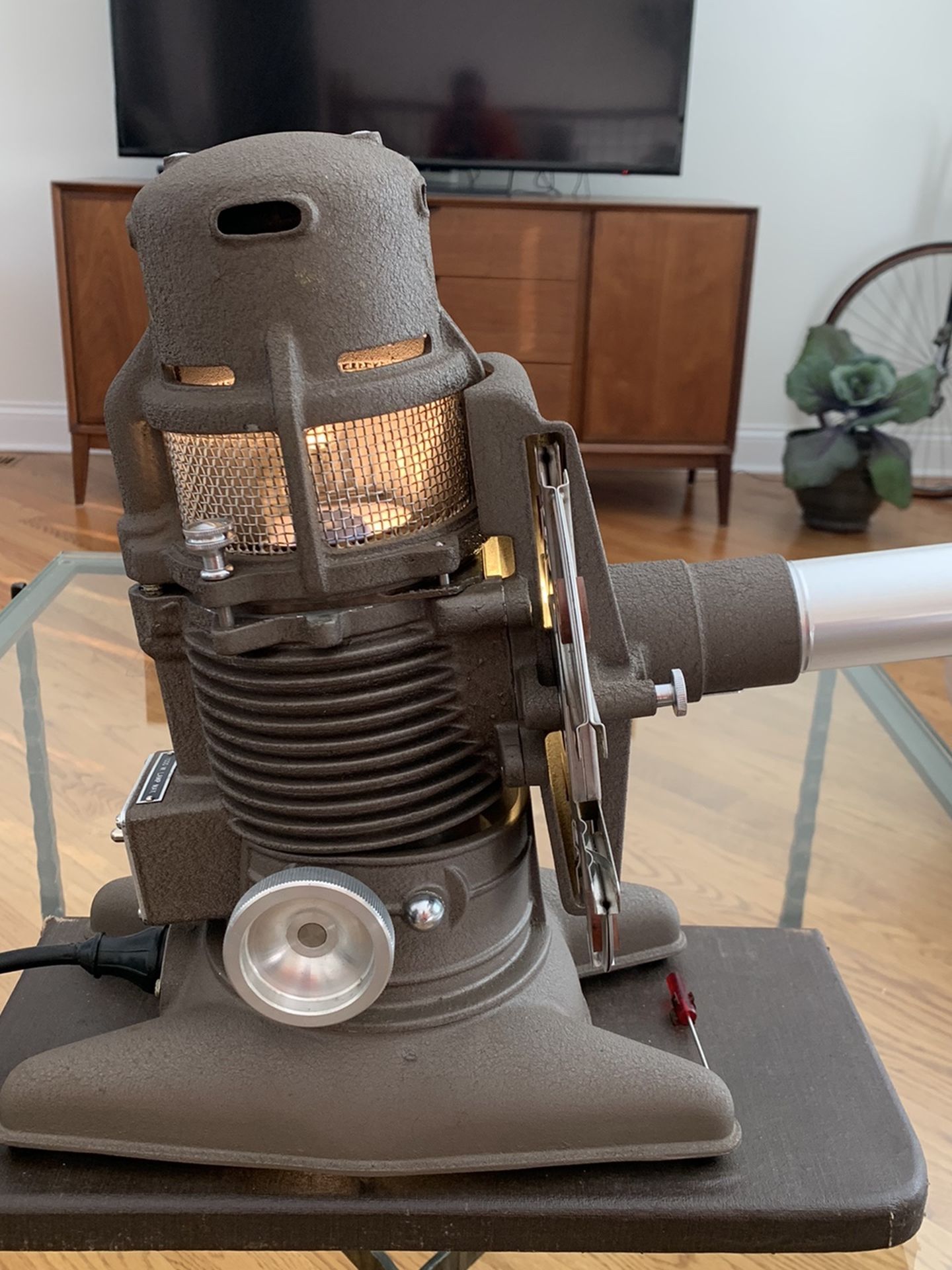 Antique mid- century Picture Recording Company Slide Projector ❇️ It Works❇️