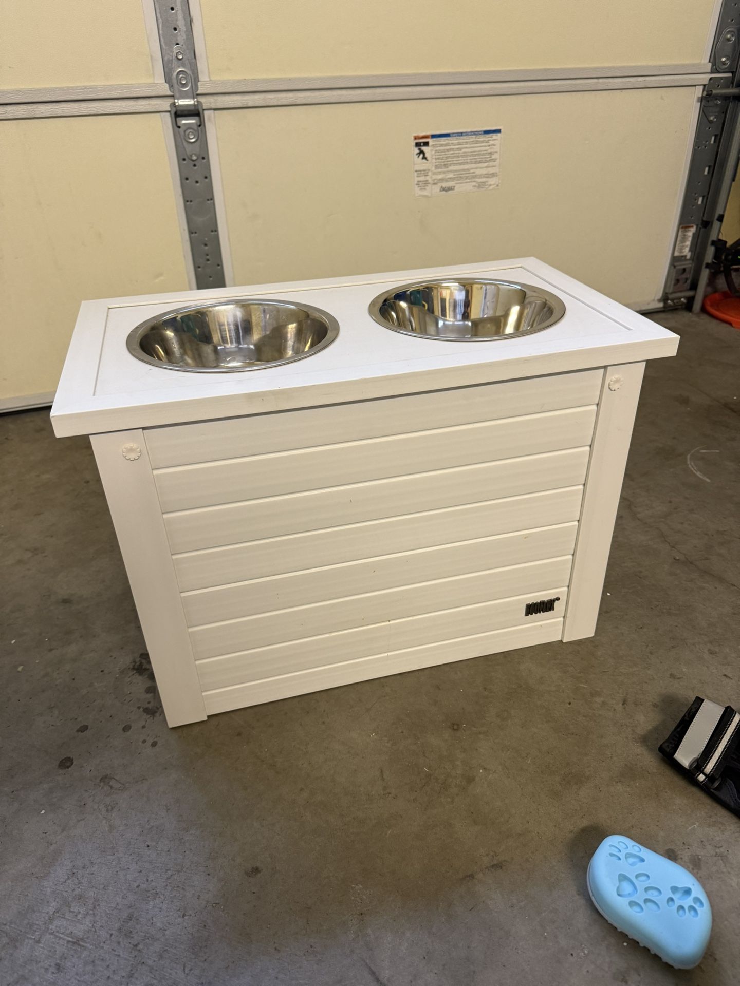 Dog Feeder W/ Storage & Mat