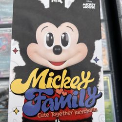 Mickey Family Cute Together Keychain" from the Pop Mart x Disney series